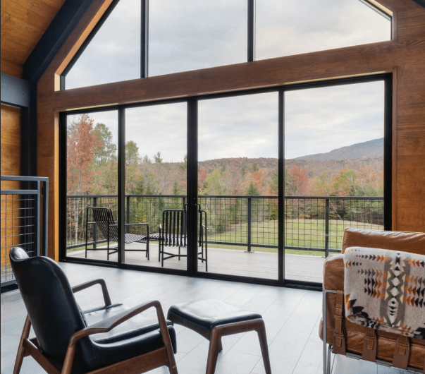 Marvin residential patio door installed by Dunaway Brothers in a Chicagoland home